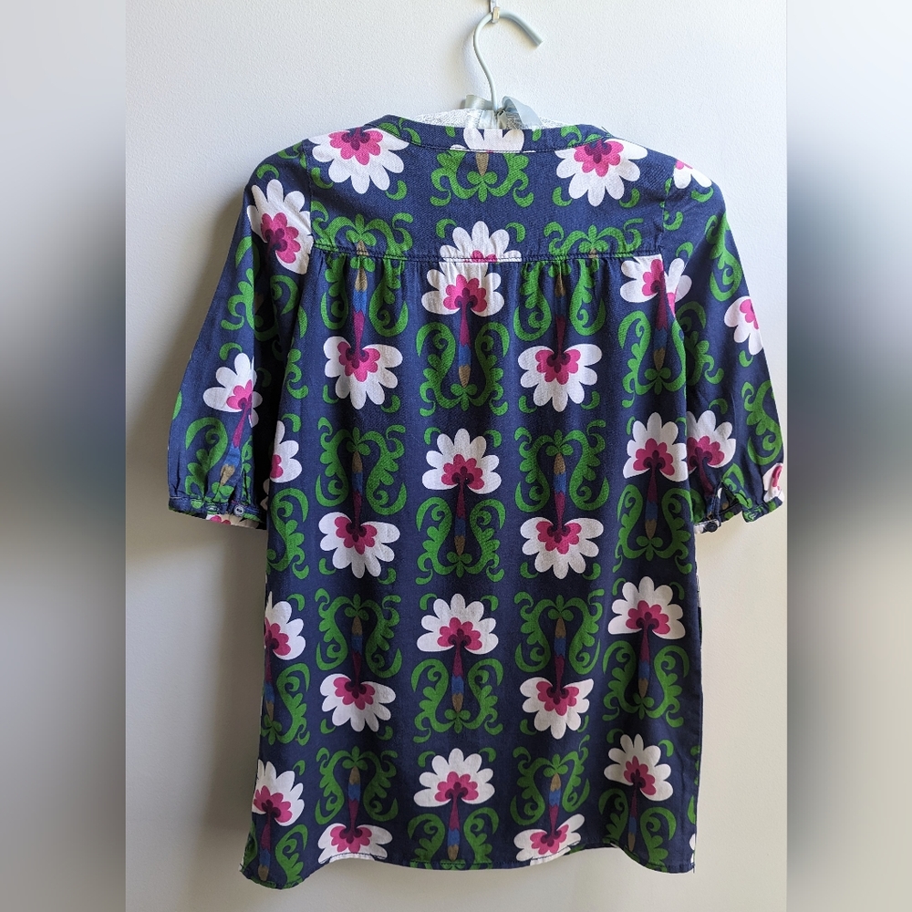 GAP Floral 3/4 Sleeve Dress Size Girl's M - Picture 4 of 7